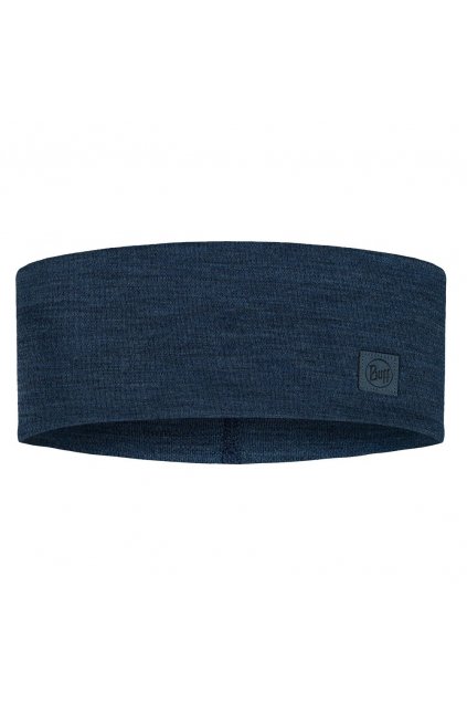 Buff čelenka Merino Wide solid night blue (Velikost UNI)