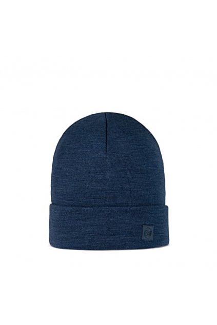 buff merino heavyweight beanie 22b buf 111170 solid night blue 1