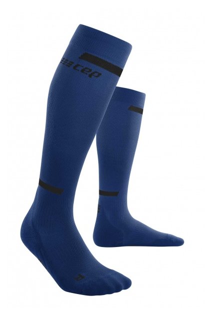 the run socks tall blue wp205r wp305r front