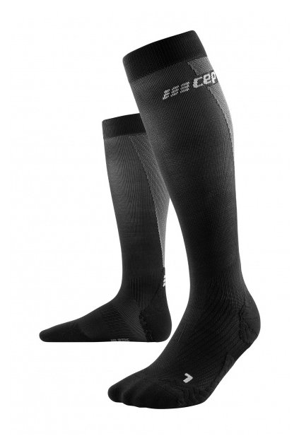 ultralight socks tall v3 black grey wp70vy wp80vy front