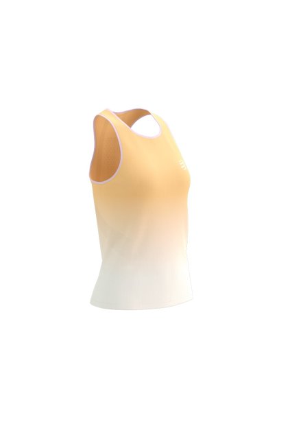 performance singlet w buff orange xs