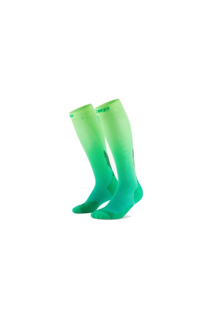 6127 4 core run edt gradient socks tall 5 0 green lime fade wp70hg wp80hg front 2 white 4to5 1536x1536px