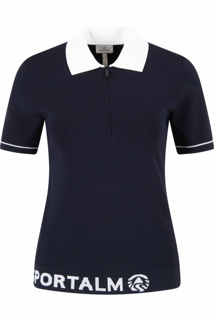 Sportalm tričko Rottweil dark deep water (Velikost 36)