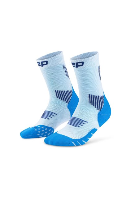 cep core run socks mid cut 5 0 blue ice wp7c3r wp8c3r front 2