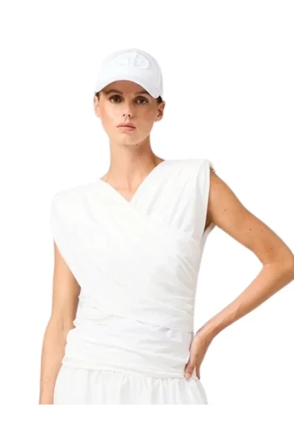 Goldbergh top Fiorello white
