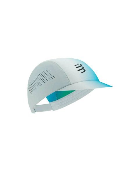 pro racing cap star white blue green