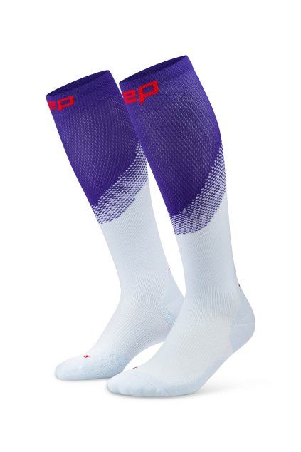 cep run edt split socks tall light blue wpf0fk wpe0fk front 2