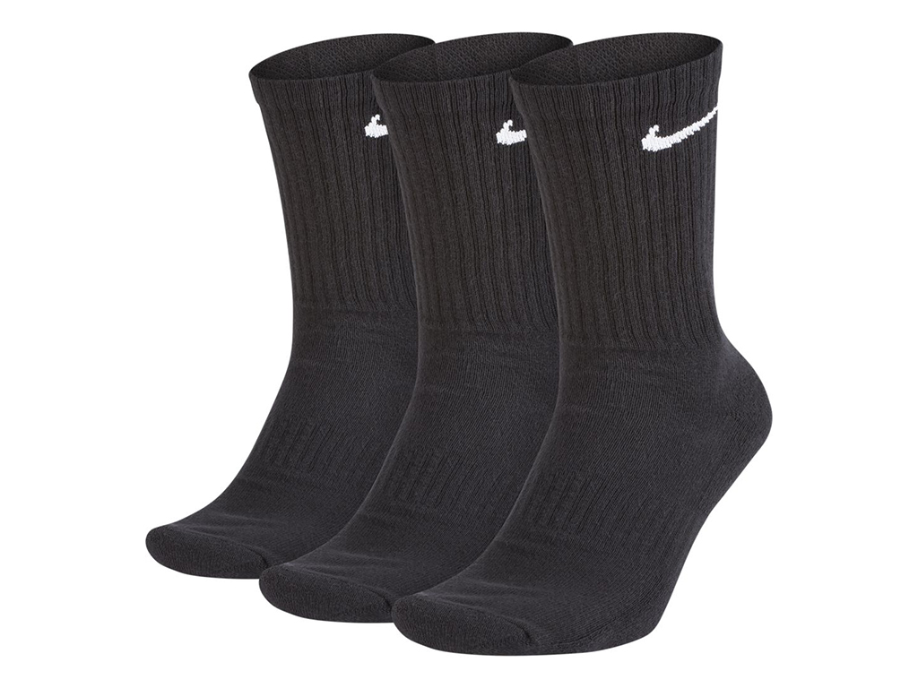 Levně Nike ponožky EVERYDAY CREW 3PACK black