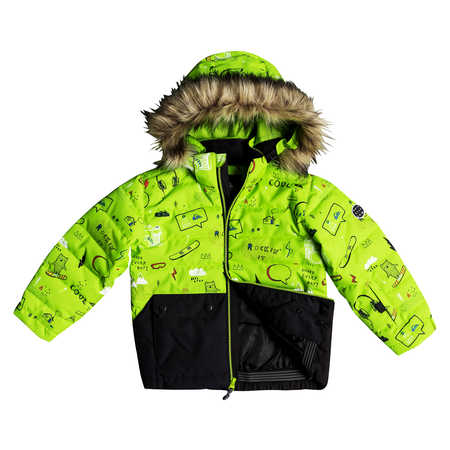 Levně Quiksilver - bunda Z EDGY KIDS JK lime green