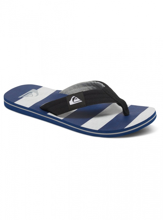 Quiksilver pantofle MOLOKAI LAYBACK YOUTH BLACK/GREY/BLUE Velikost: 38