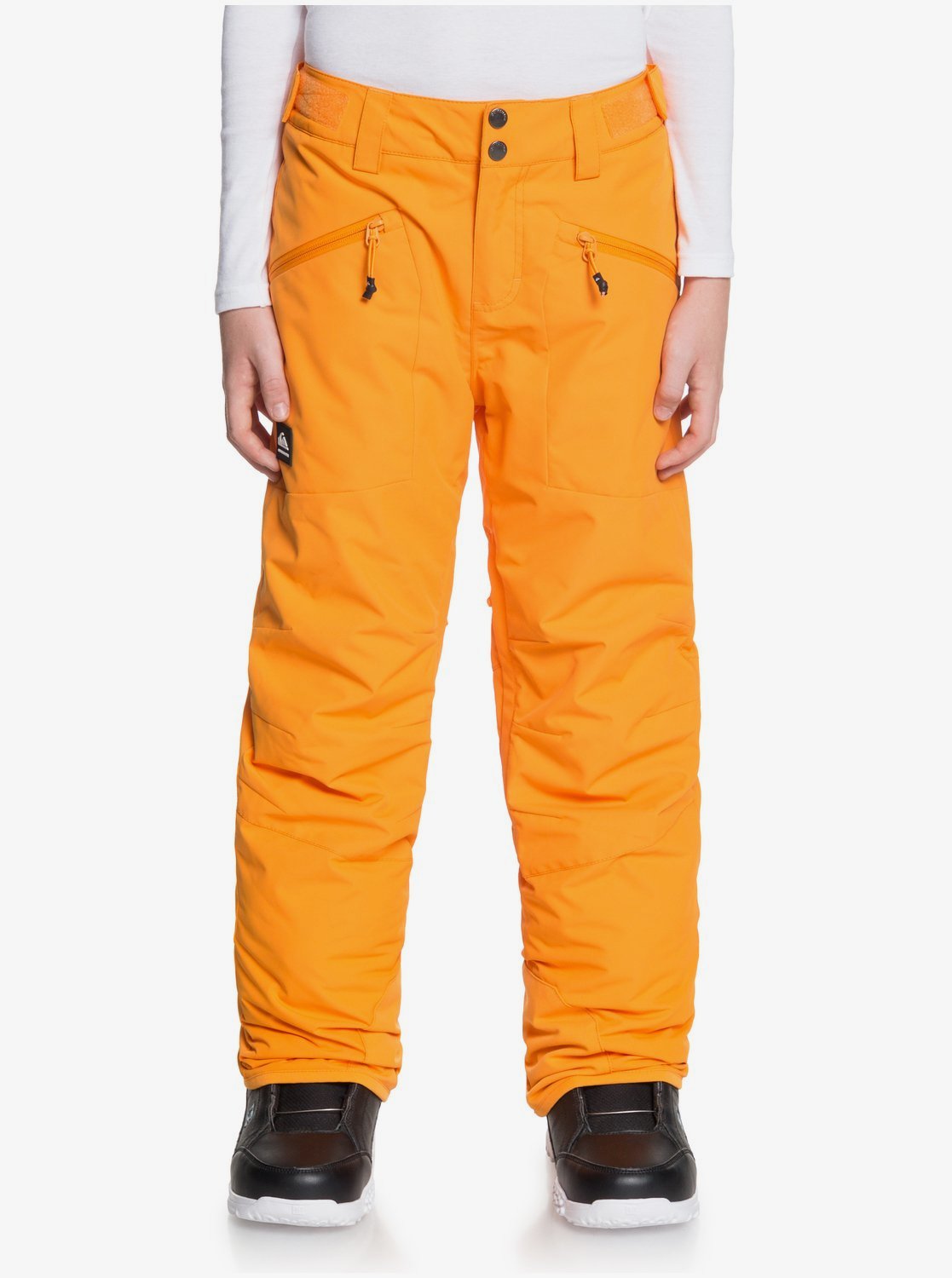 Quiksilver kalhoty Boundry Youth flame orange Velikost: 14