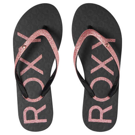 Roxy pantofle VIVA GLITTER IV pink/black Velikost: 6