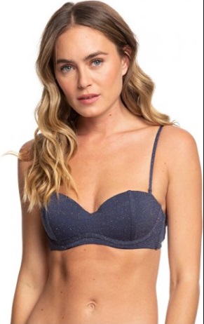 Roxy - plavky GORGEOUS SEA MOLDED BANDEAU mood indigo Velikost: L