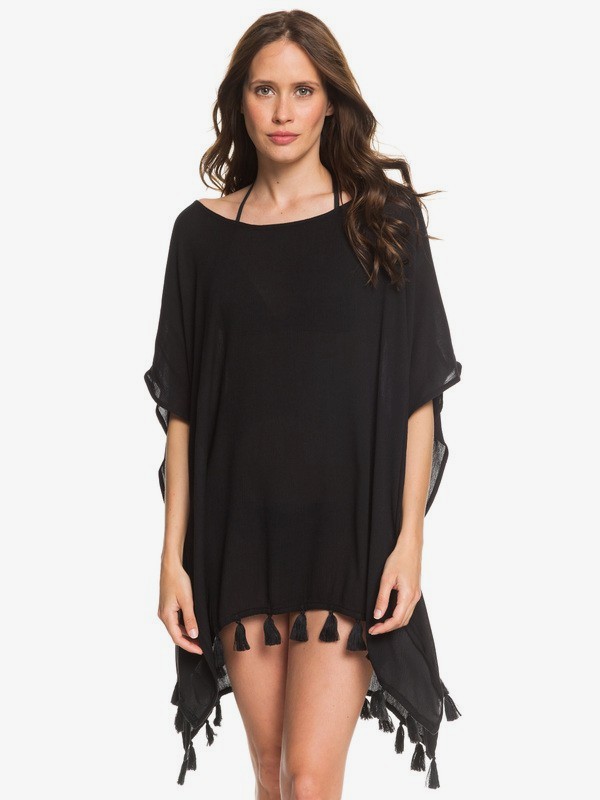 Roxy - pončo MAKE YOUR SOUL PONCHO SLD anthracite Velikost: M-L