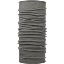 Levně Buff šátek MIDWEIGHT MERINO WOOL Buff light grey