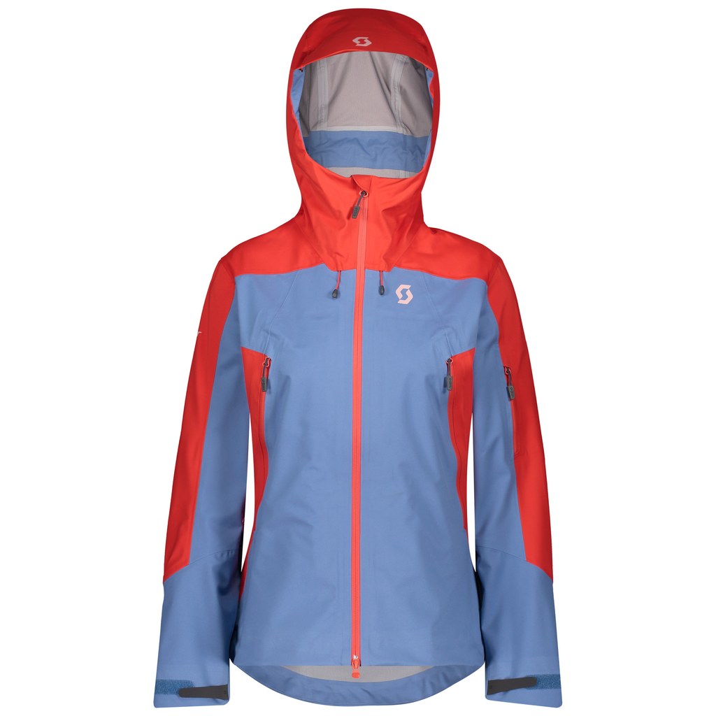 Scott - bundy Z Jacket W's Explorair 3L grenadine orange-riverside blue Velikost: XS