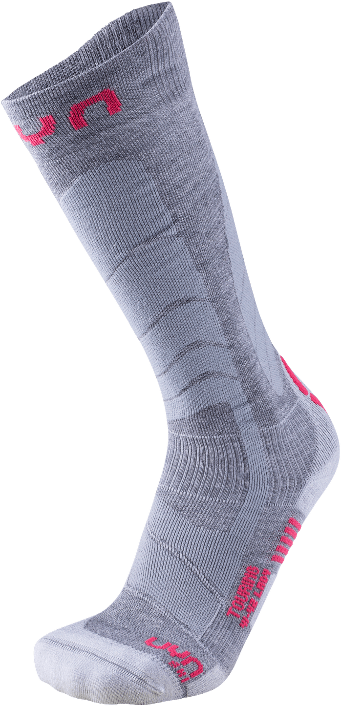 UYN - ponožky T SKI TOURING SOCKS silver/fuchsia Velikost: 35/36