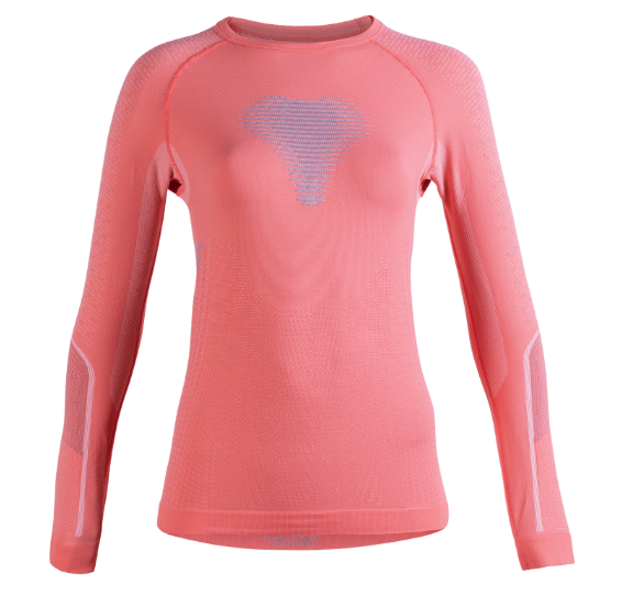 UYN - tričko LADY VISYON UW SHIRT LG_SL. coral/peacock/greypearl Velikost: L-XL