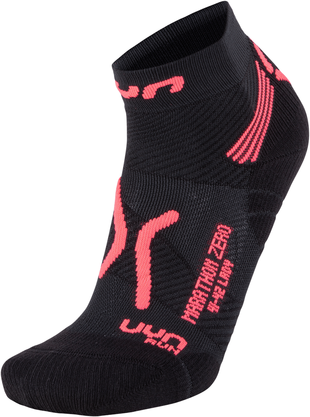 Levně UYN ponožky LADY RUN MARATHON ZERO SOCKS black coral flou