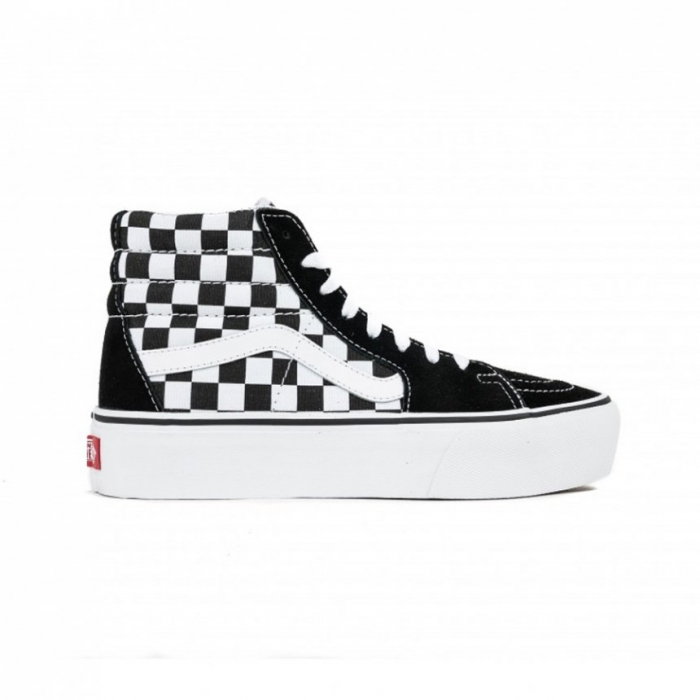 Vans  obuv  SK8Hi Platform 2 CHECKERB black white Velikost: 6.5