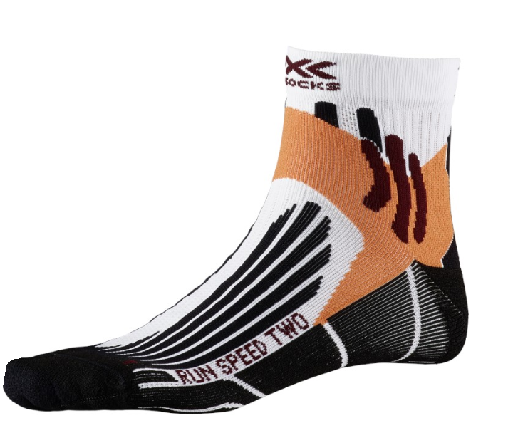 X-Socks - ponožky Run Speed Two White/Opal Black Velikost: 39-41