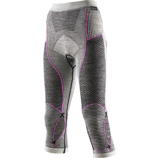 Levně X-Bionic kalhoty Pants Apani Merino Medium Lds grey/pink
