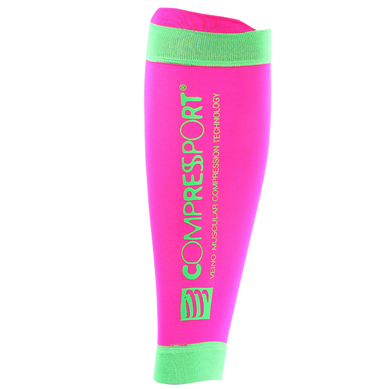 Compressport návleky na lýtka R2V2-FL3430 pink Velikost: T1