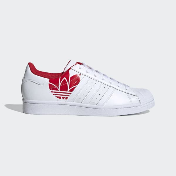 ADIDAS Adias obuv Superstar white/red Velikost: 4