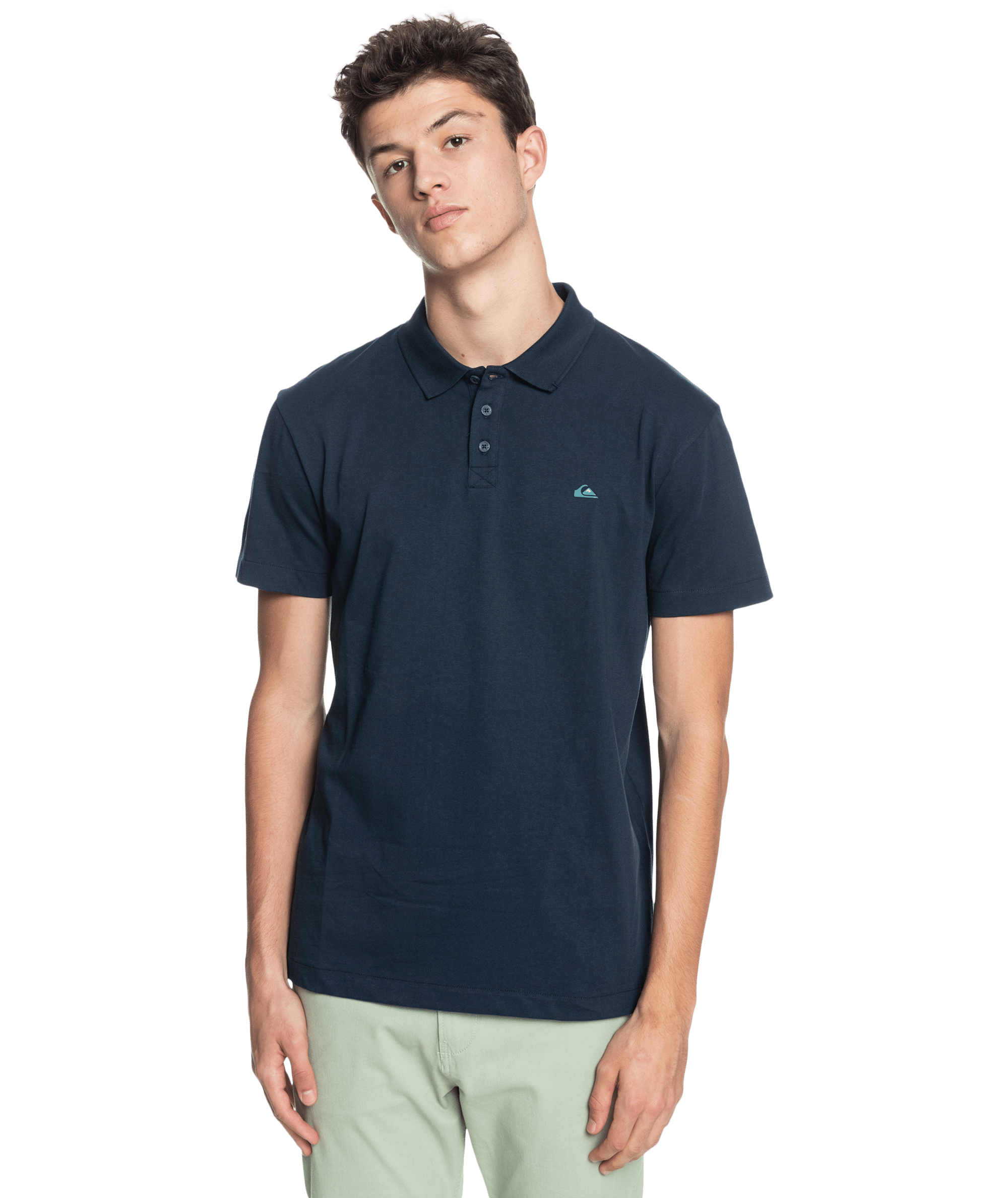 Quiksilver tričko Essentials Polo navy blazer Velikost: XXL