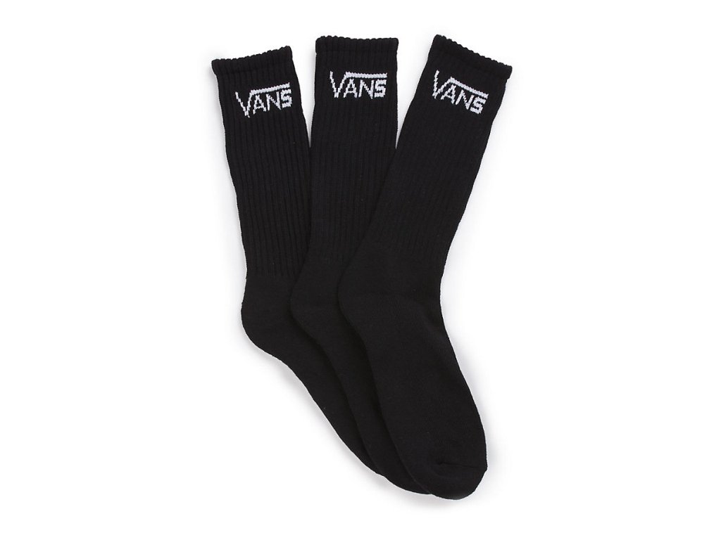 Vans ponožky Classic Crew 3PK (6.5.-9) black Velikost: UNI