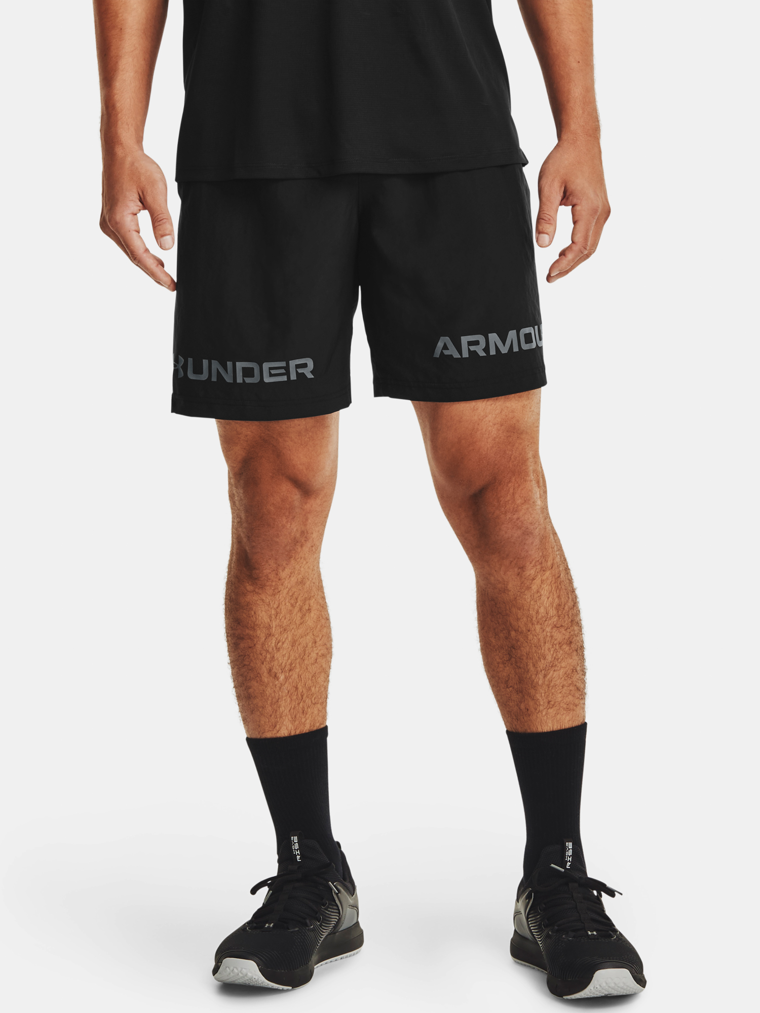 Under Armour šortky Woven Graphic black Velikost: XL