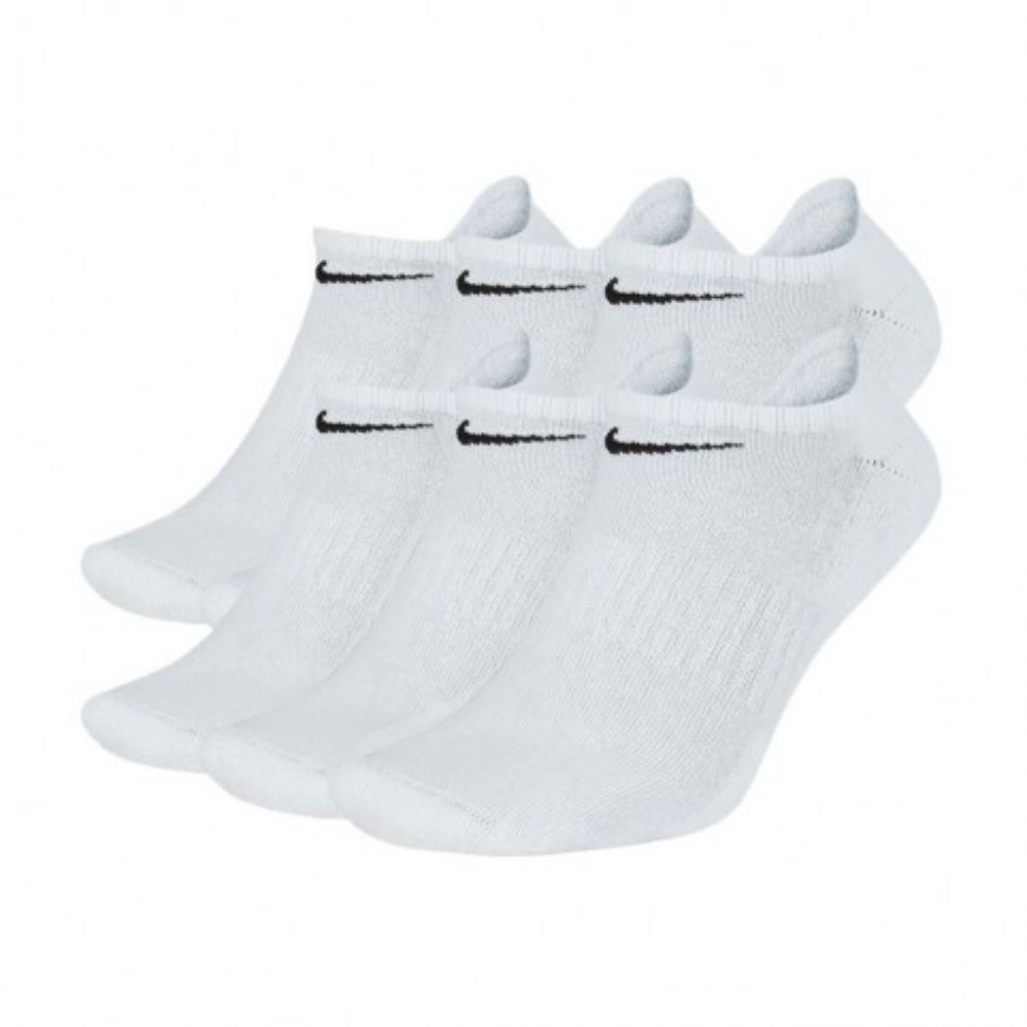 Levně Nike ponožky Everyday Ltwt Ns 6er P. white