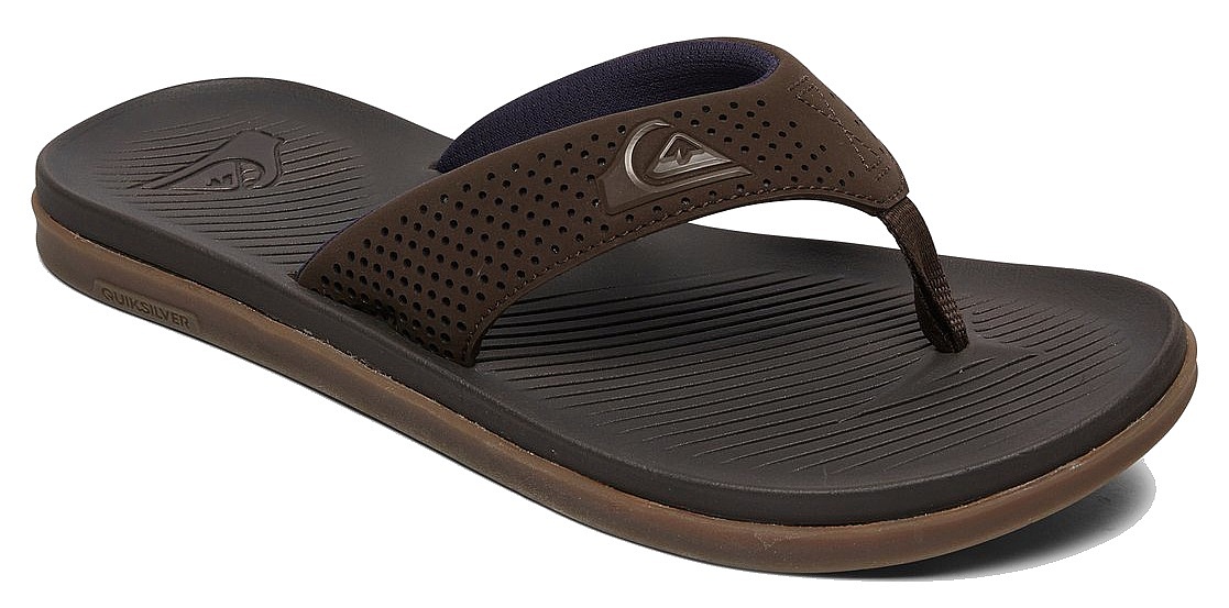 Quiksilver pantofle Haleiwa Plus brown Velikost: 41