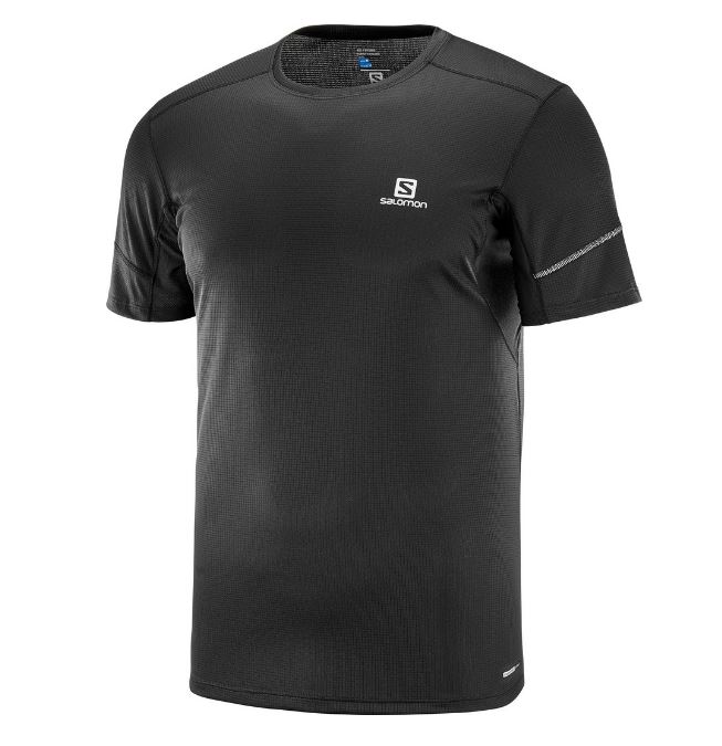 Salomon tričko Agile SS Tee black Velikost: M