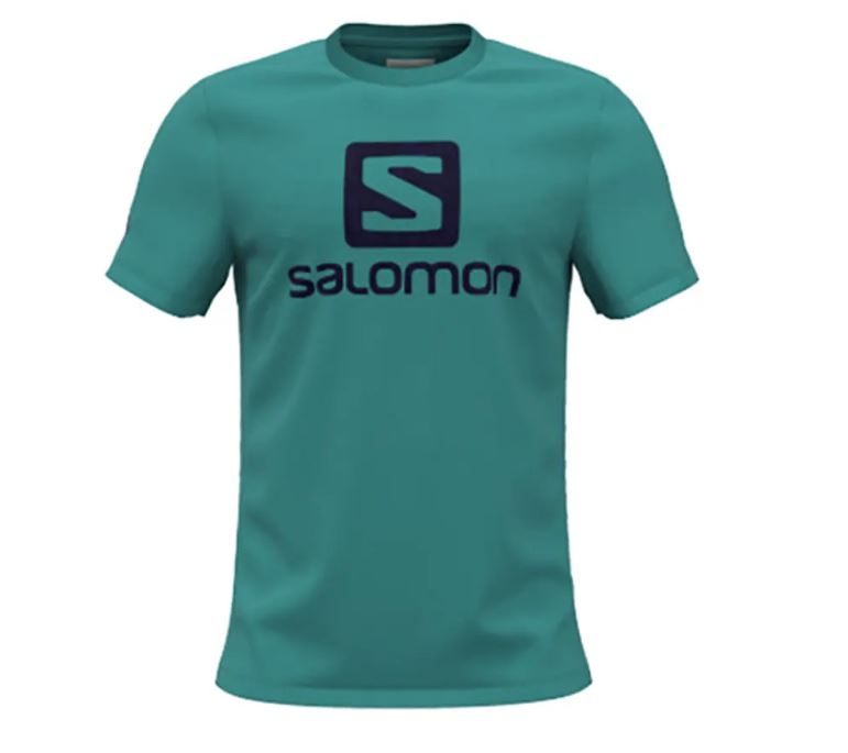 Salomon tričko Outlife Logo SS Tee M Baltic baltic aspr Velikost: M