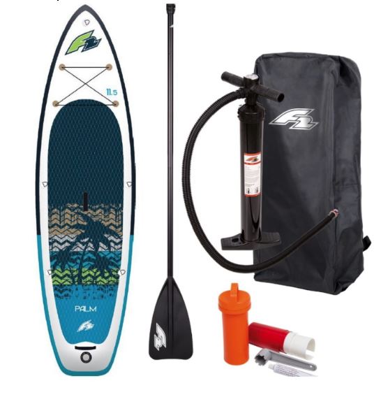 F2 paddleboard Sup Palm 11,5" green 2021 Velikost: 350cm