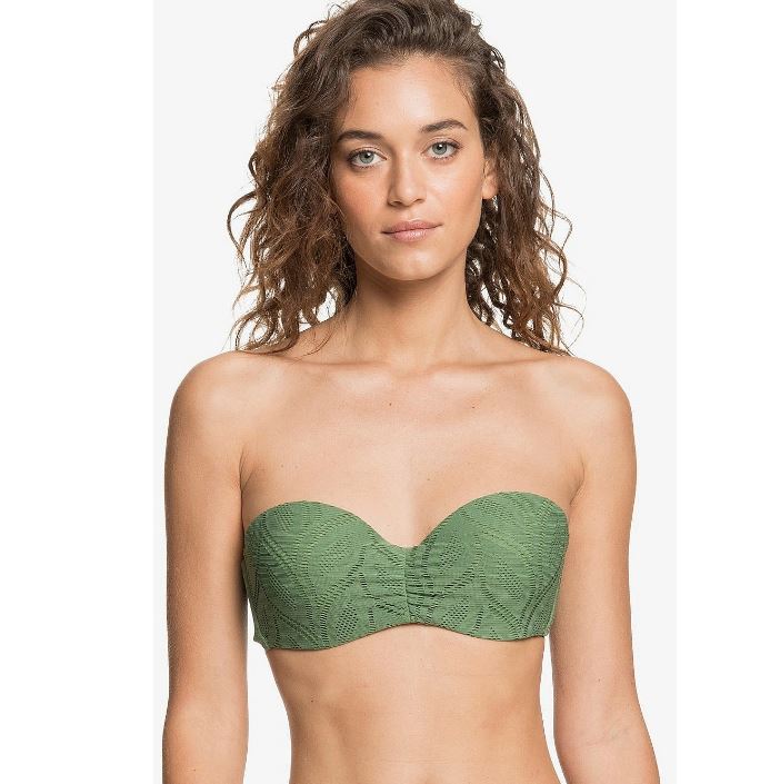 Roxy plavky Love Song Molded Bandeau vineyard gren Velikost: XL