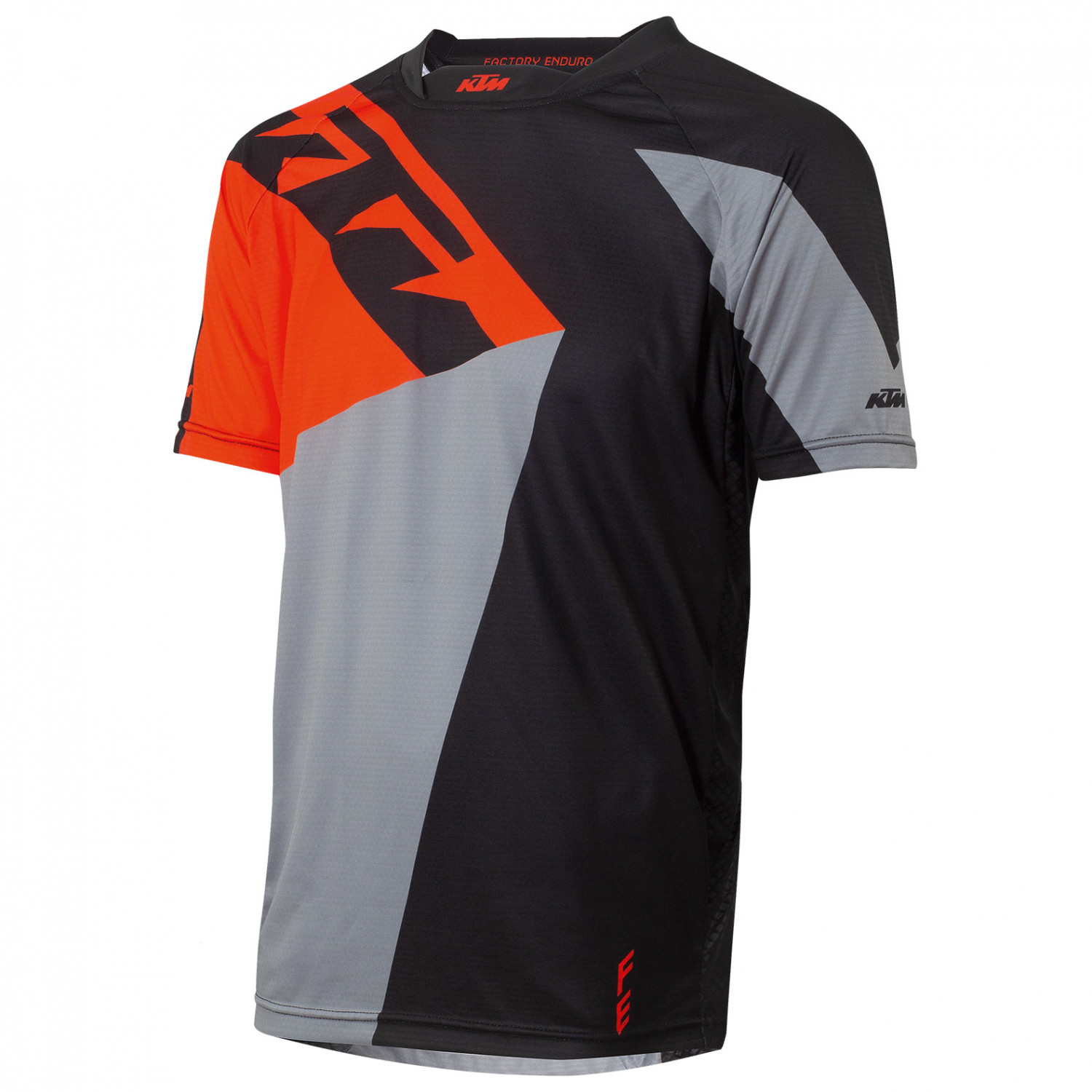 Levně KTM tričko Factory Enduro black/orange