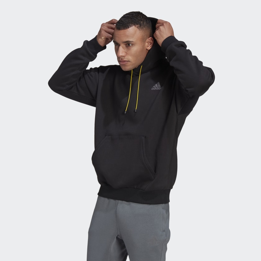 Adidas mikina M Street Q1 Hd black Velikost: M