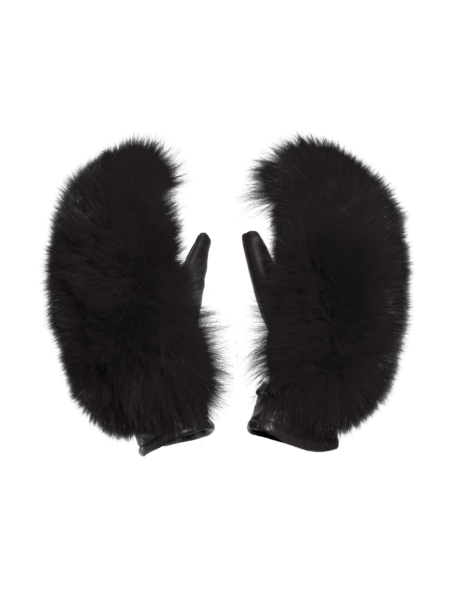 Goldbergh rukavice Hill Mittens Faux Fur black Velikost: 6.5