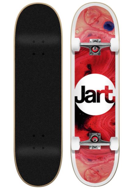 Jart skateboard Tie Dye 7.87”x31.6” Complete red Velikost: 7x31