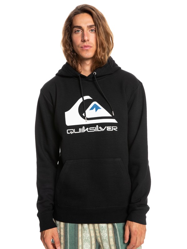 Quiksilver mikina Big Logo Hood black Velikost: XXL