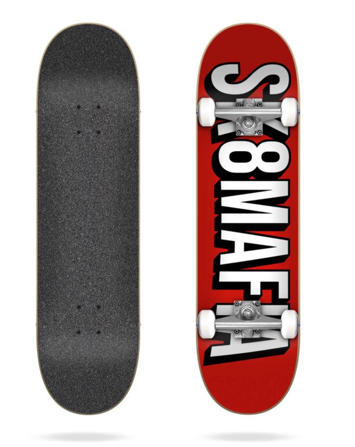 Levně Sk8Mafia skateboard Flix 7.75"x31.60" Sk8mafia Complete black/red