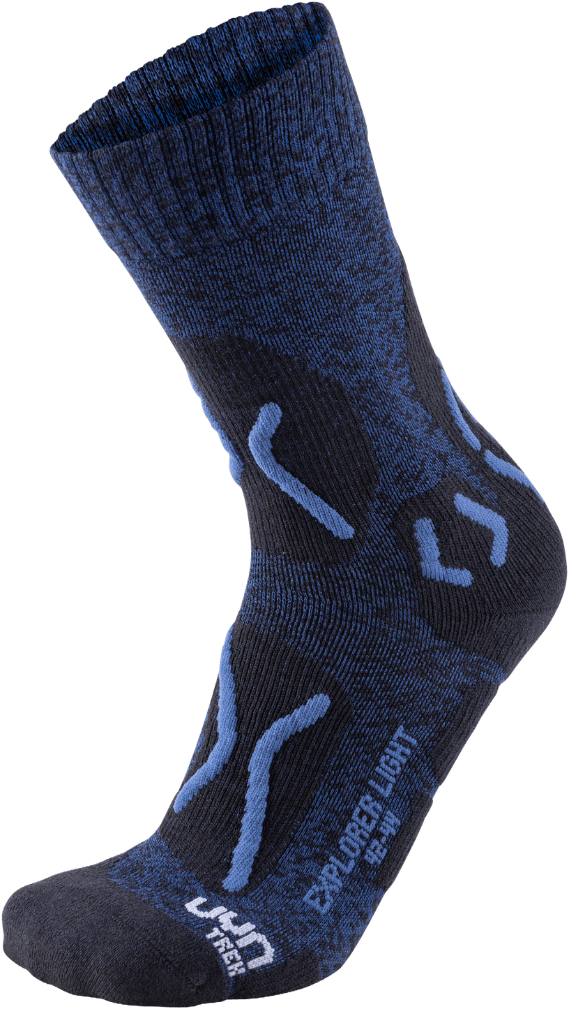 UYN ponožky Man Trekking Explorer Light Socks dark blue Velikost: 39-41