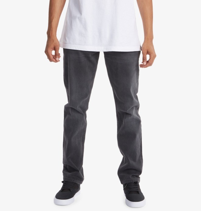 DC džínsy Worker Slim Denim dark grey Velikost: 33-34