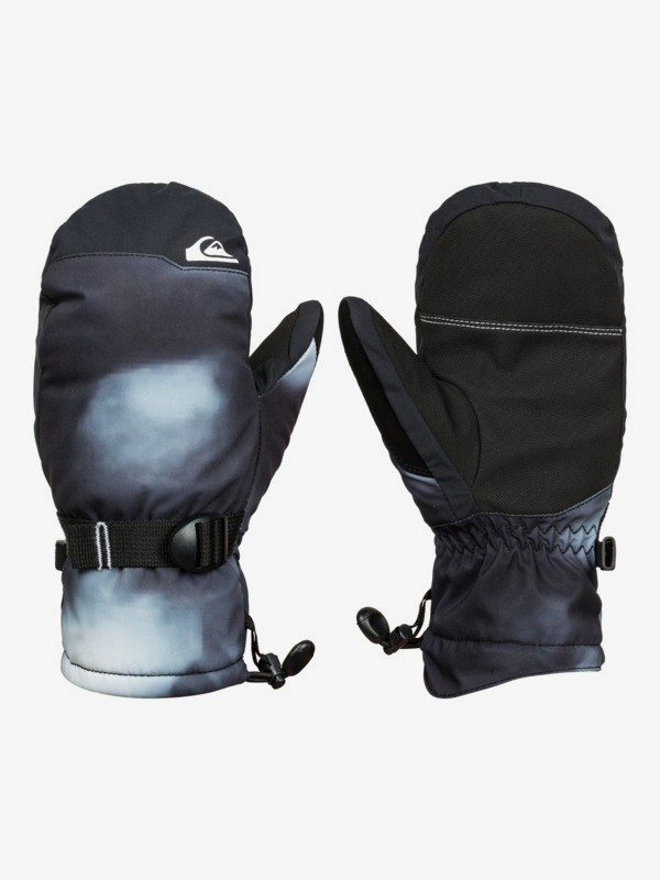 Levně Quiksilver rukavice Mission Youth Mitt black particul