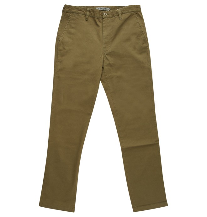 DC kalhoty Worker Straight Chino ivy green Velikost: 34-34