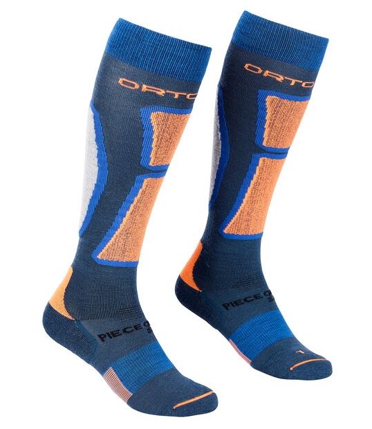 Ortovox ponožky Ski Rock'N'Wool Long Socks M petrol blue Velikost: 39-41
