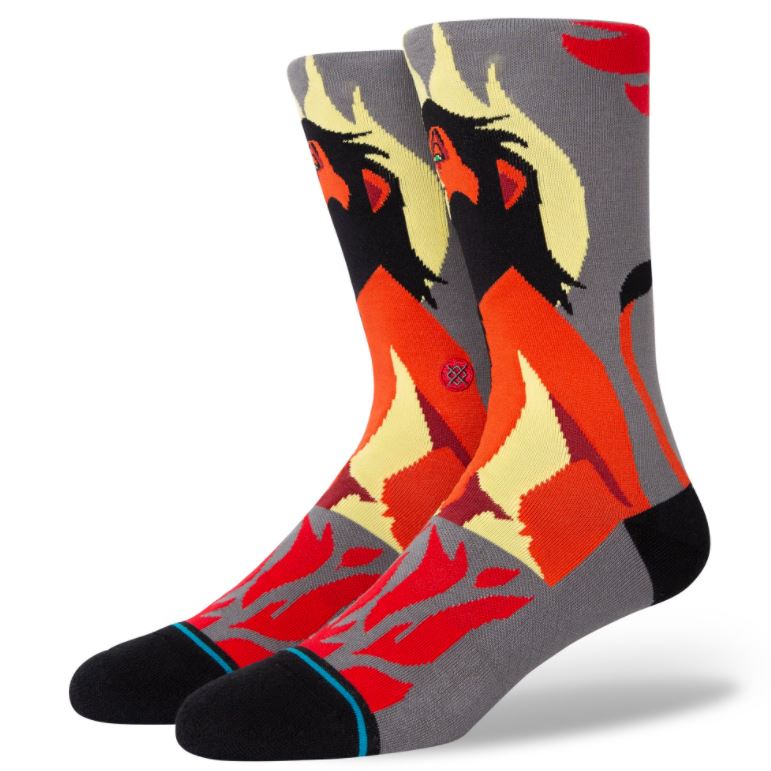 Stance ponožky Scar Crew Grey Velikost: M