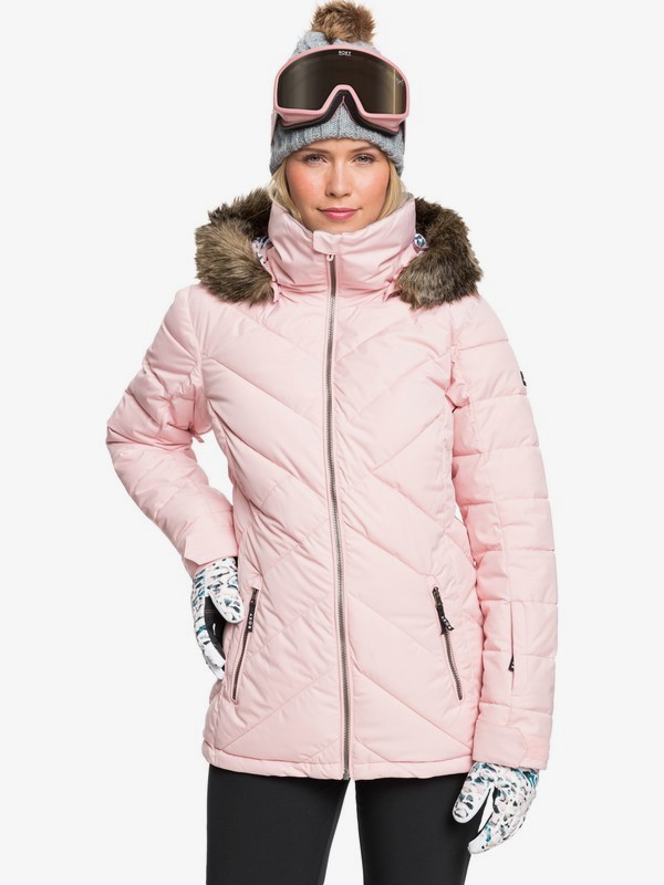 Roxy bunda Z Quinn Jk pink Velikost: M